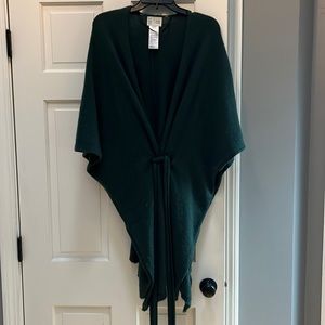 Anthropologie cape style sweater